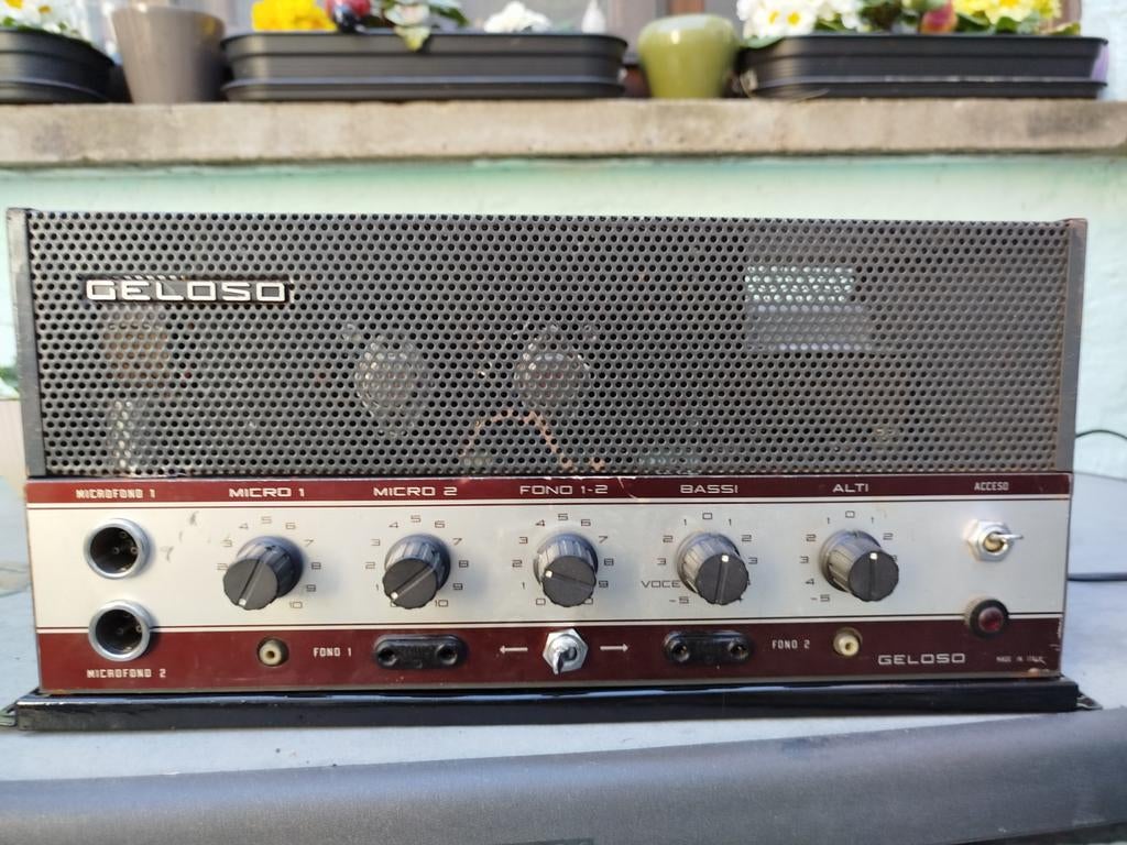 Geloso versterker 60 watt, Audio, Tv en Foto, Buizenversterker, Ophalen of Verzenden, Versterker