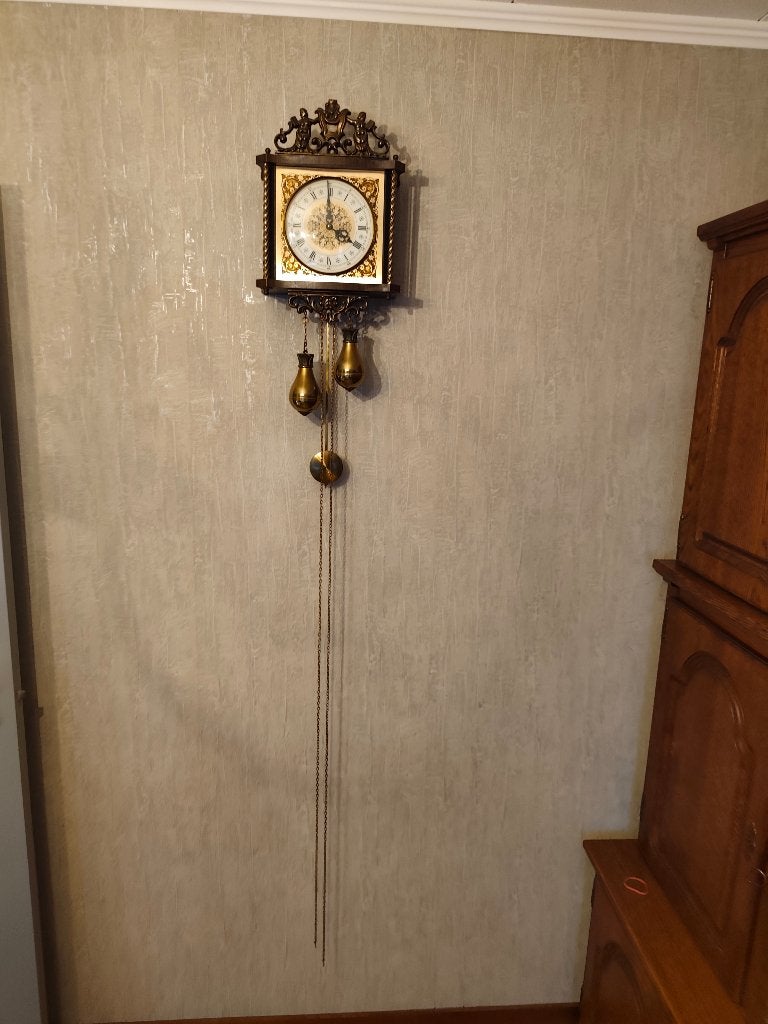 vintage zaanse wandklok, Ophalen of Verzenden