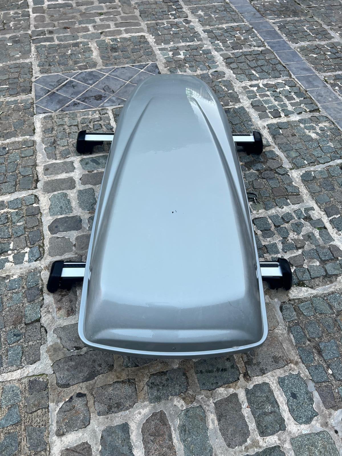 Dakkoffer met rails voor Volvo XC90, Auto diversen, Ophalen, Zo goed als nieuw