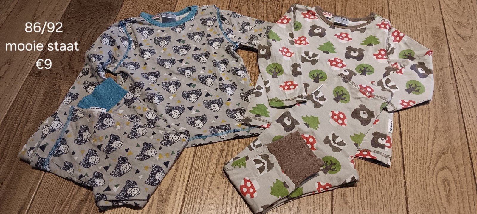 pyjama's 86/92, Kinderen en Baby's, Nacht- of Onderkleding, Jongetje of Meisje, Ophalen of Verzenden, Maxomorra