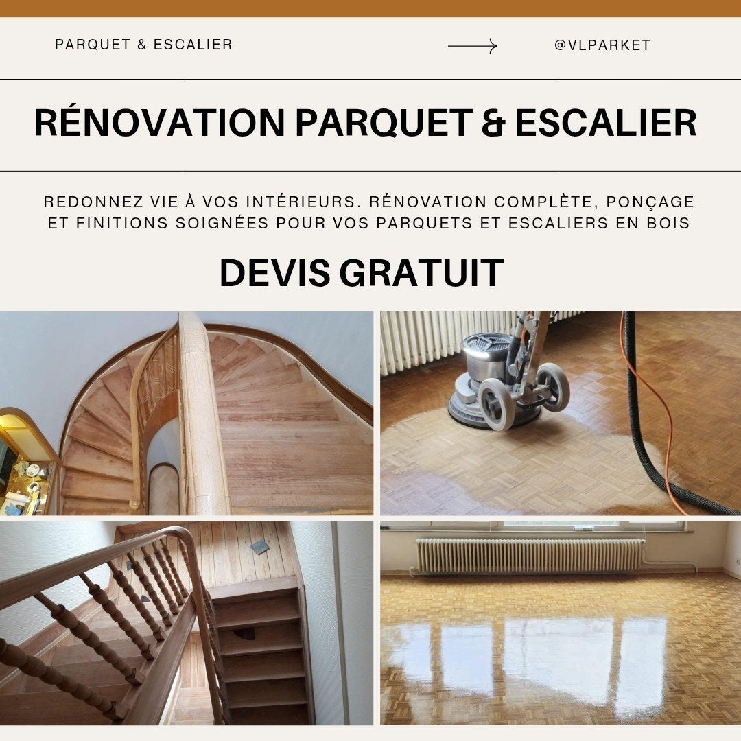 Renovatie van parket en trappen, Doe-het-zelf en Bouw, Trap