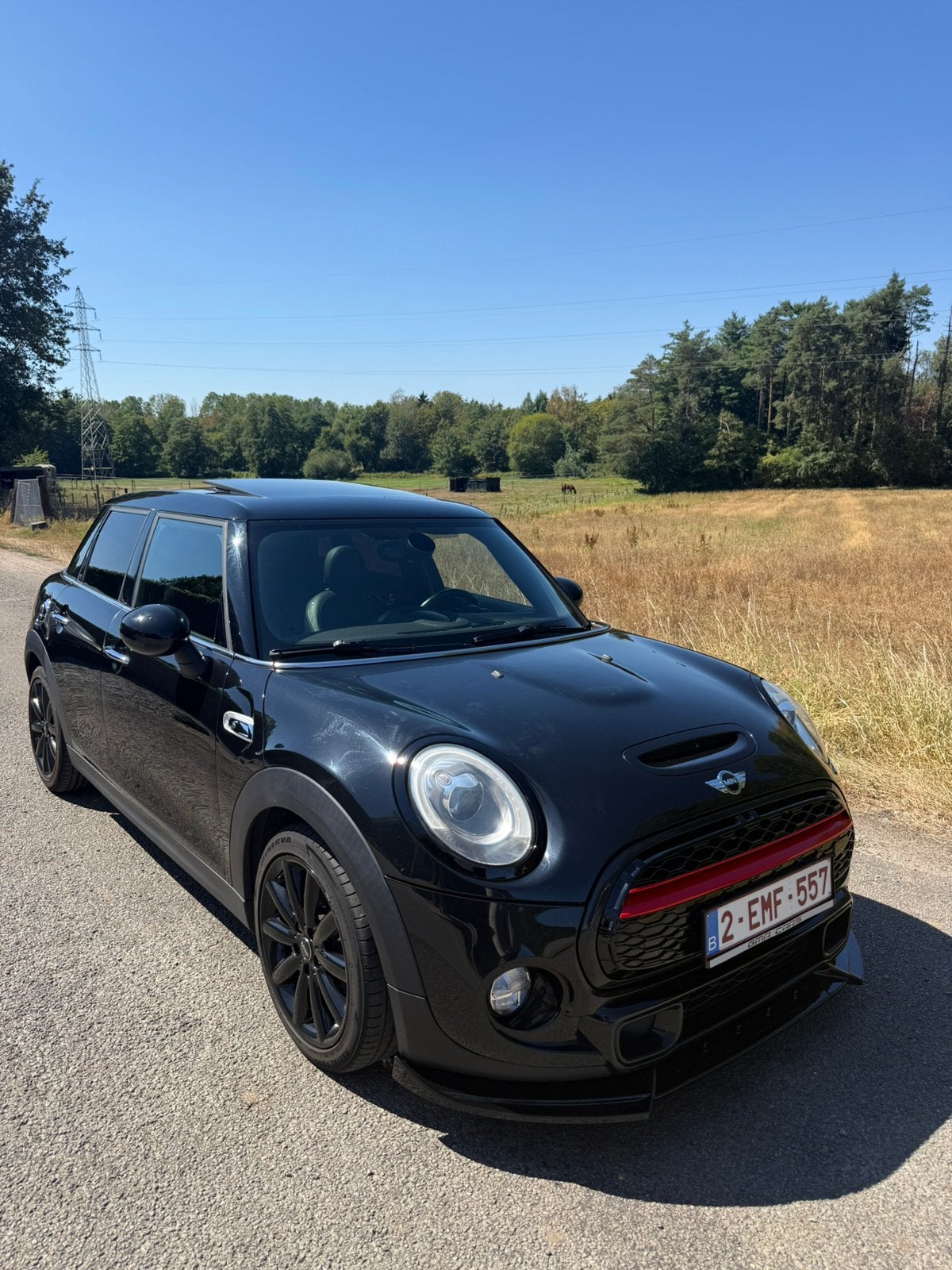 Mini cooper S 192pk automaat, Auto's, Euro 5, Zwart, Zwart, Leder