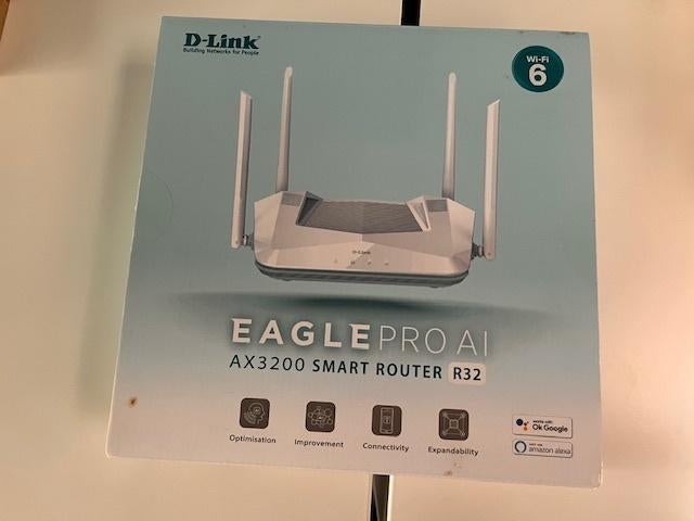 Router Eagle Pro AI AX3200 R32 wi-fi 6, Ophalen, Zo goed als nieuw, Router, D-Link