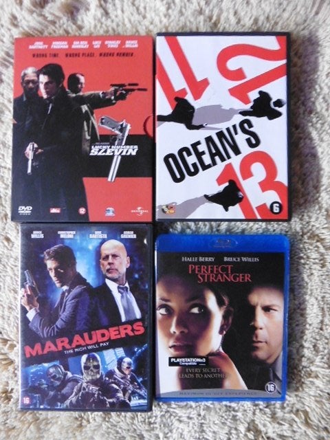 Bruce Willis Film Collectie (+50 dvd's/bluray) + T-shirt+cd, Action, Enlèvement ou Envoi, Anglais, Néerlandais