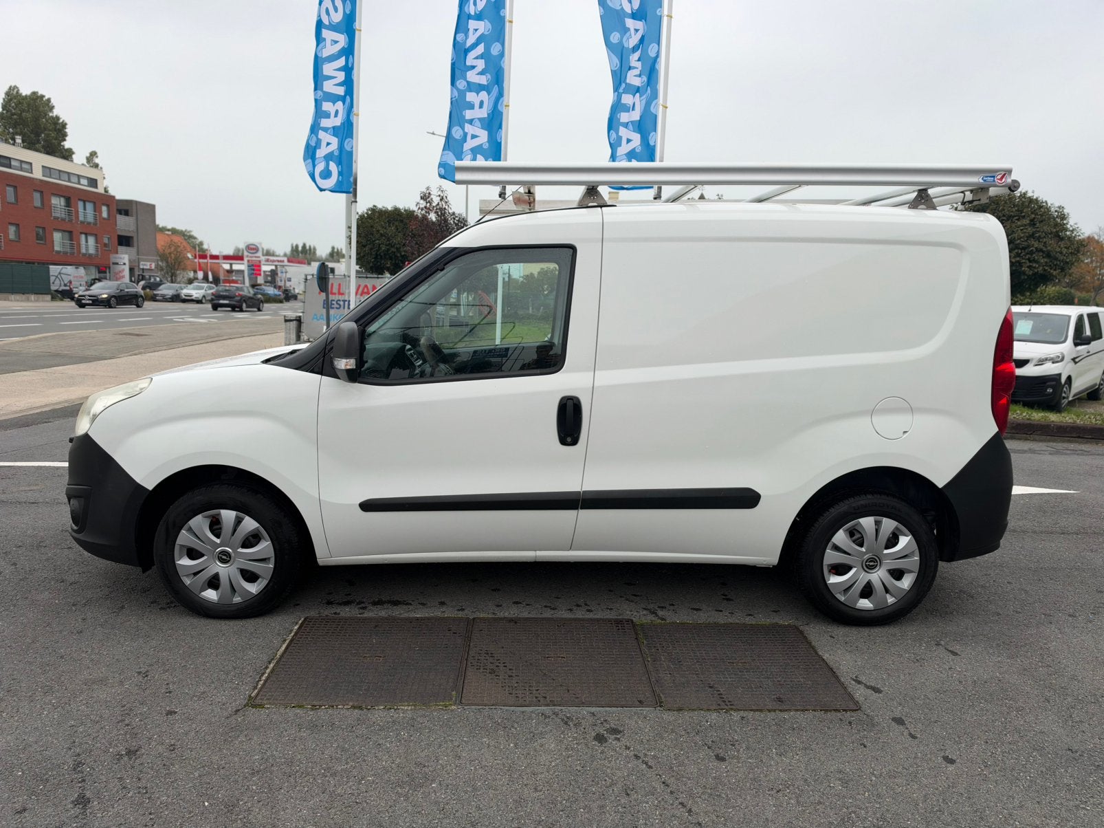 Opel Combo*L1/H1*1.3DCTI*Airco*Dakdrager*Trekhaak, Auto's, Voorwielaandrijving, Stof, Wit, Bedrijf