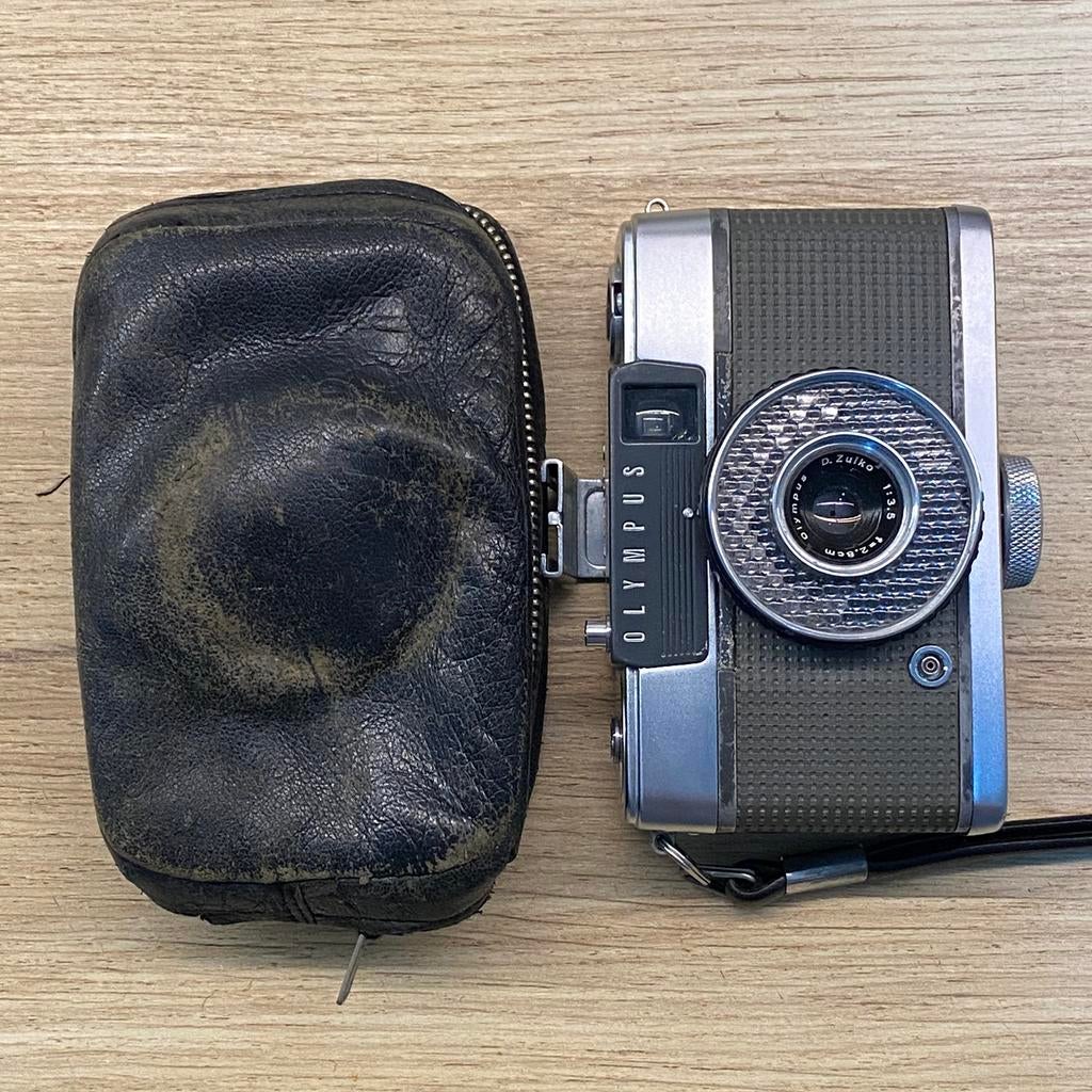 Olympus Pen-ee, halfbeeld, richten en schieten, Audio, Tv en Foto, Fotocamera's Analoog, Gebruikt, Compact, Olympus, Ophalen of Verzenden