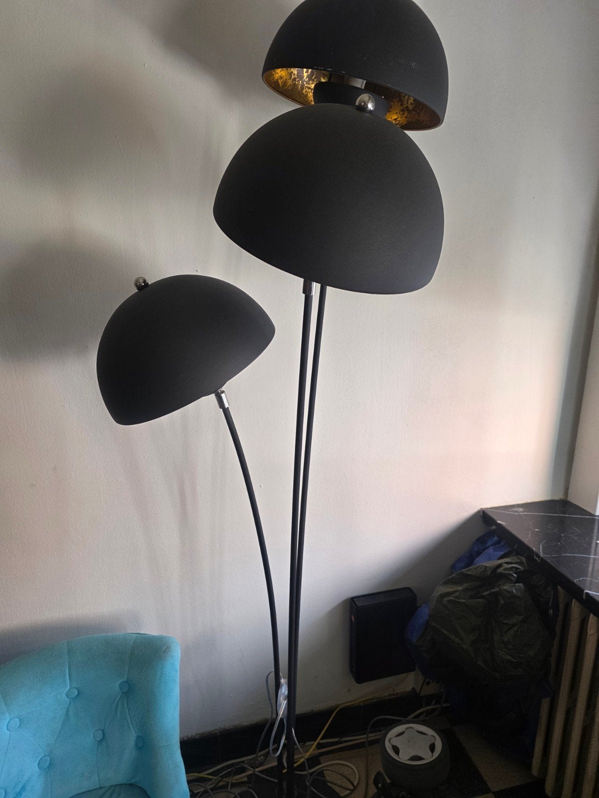Staanlamp, Ophalen