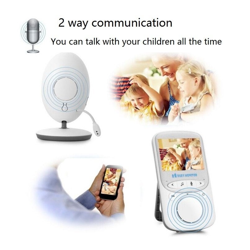 Super Babyfoon met LCD-kleurenscherm (nieuw), Kinderen en Baby's, Babyfoons, Ophalen of Verzenden, Nieuw, Camera
