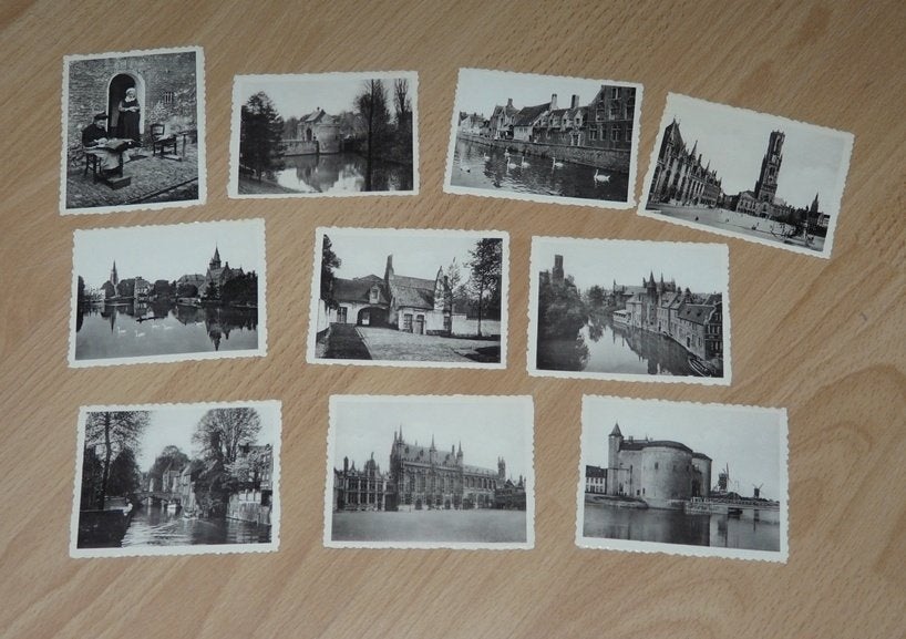 Verzamel Plaatjes Prentjes Nels, België, 10 stuks, 1920/30s., Verzamelen, Gebruikt, Ophalen of Verzenden, Voor 1940, Prent
