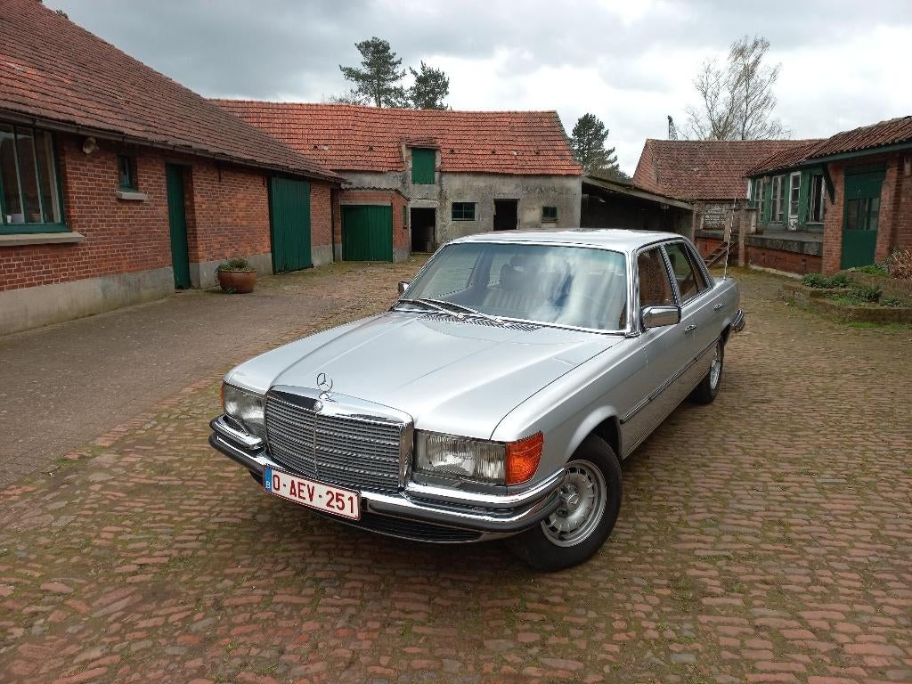 Mercedes 350 SE W116, Auto's, Mercedes-Benz, 4 zetels, 8 cilinders, 3500 cc, Bruin