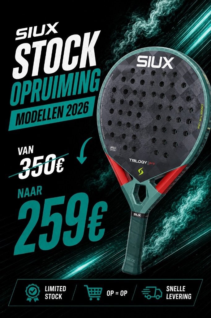 Nieuwe Siux Trilogy Ash Green Pro 2026 padel racket, Sport en Fitness, Ophalen of Verzenden, Nieuw, Padelracket