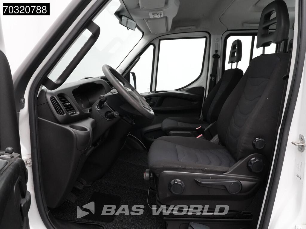 Iveco Daily 35C14 Dubbel Cabine Kipper met Kist Dubbellucht, Gebruikt, Euro 6, Iveco, Wit