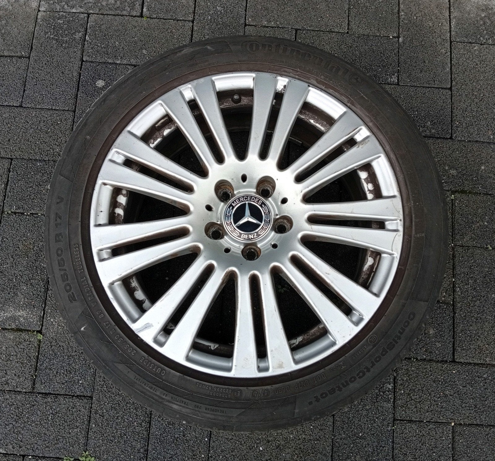 Reservewiel velg Mercedes Cla A B C E-klasse 5x112 17inch 🚗, Ophalen of Verzenden, Gebruikt