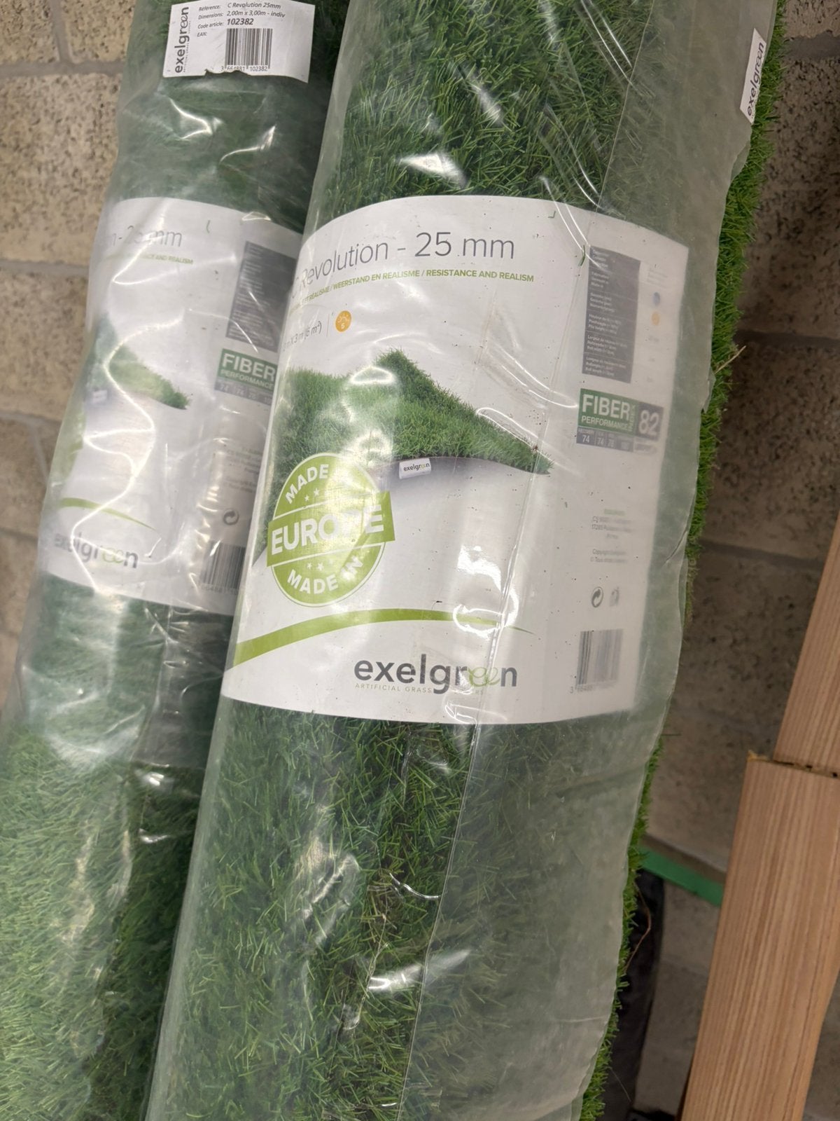 Gazon C revolution Exelgreen 25mm 2x6m2, Jardin & Terrasse, Enlèvement, Neuf, Moins de 10 mètres, Autres types
