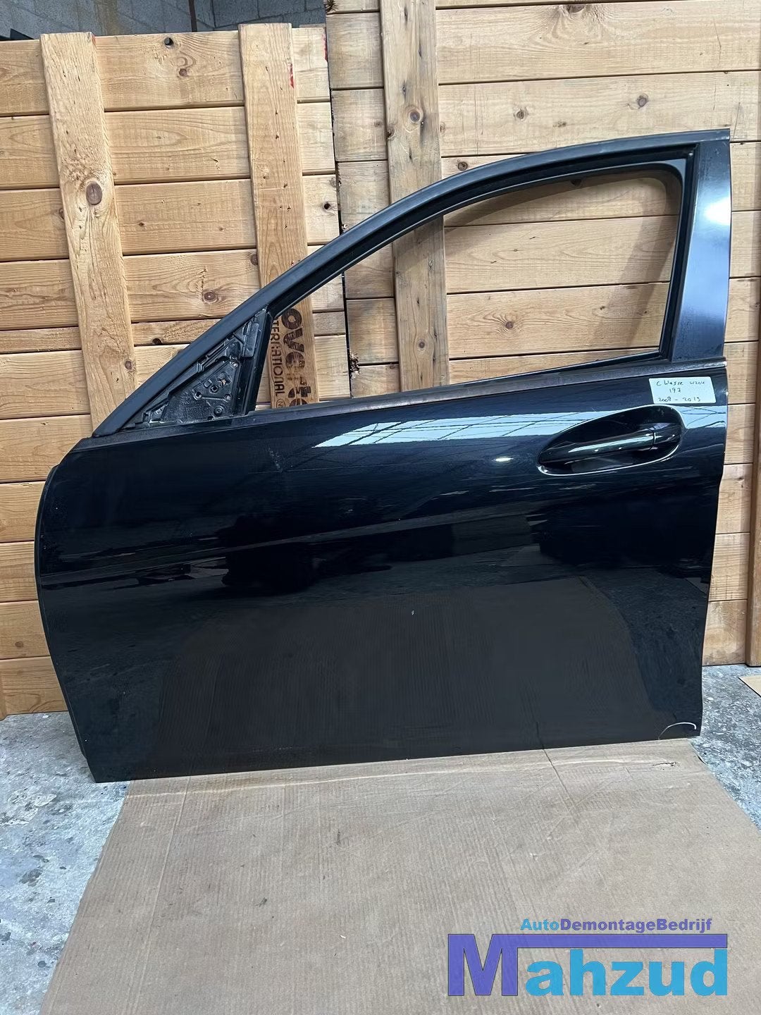 MERCEDES C KLASSE W204 ZWART 197 Links voor deur 2008-2013, Gebruikt, Mercedes-Benz AG, Deur, Mercedes-Benz