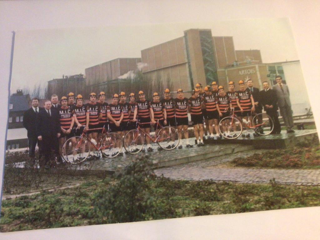 wielerkaart 1974 team mic ludo  herman van springel, Envoi, Comme neuf