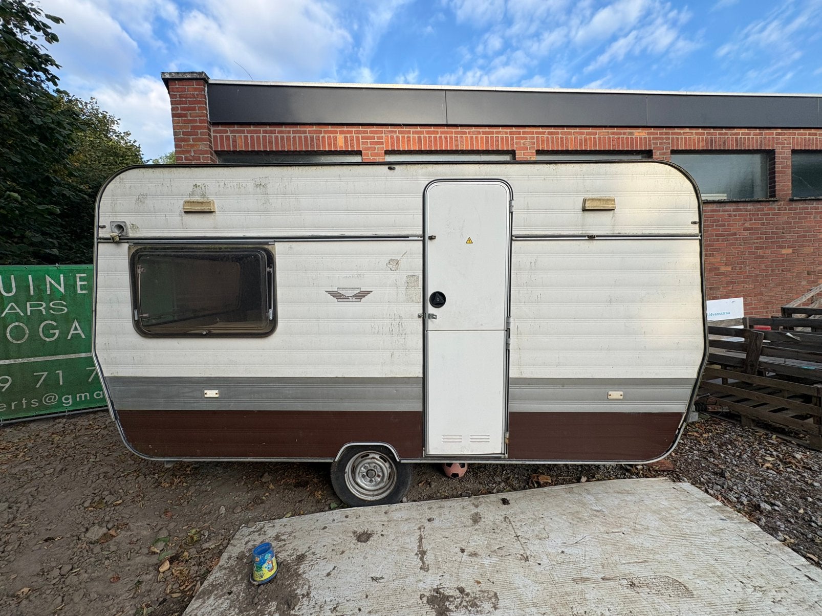 (Werf)caravan te geef, Caravans en Kamperen, Caravans, Particulier, Ophalen