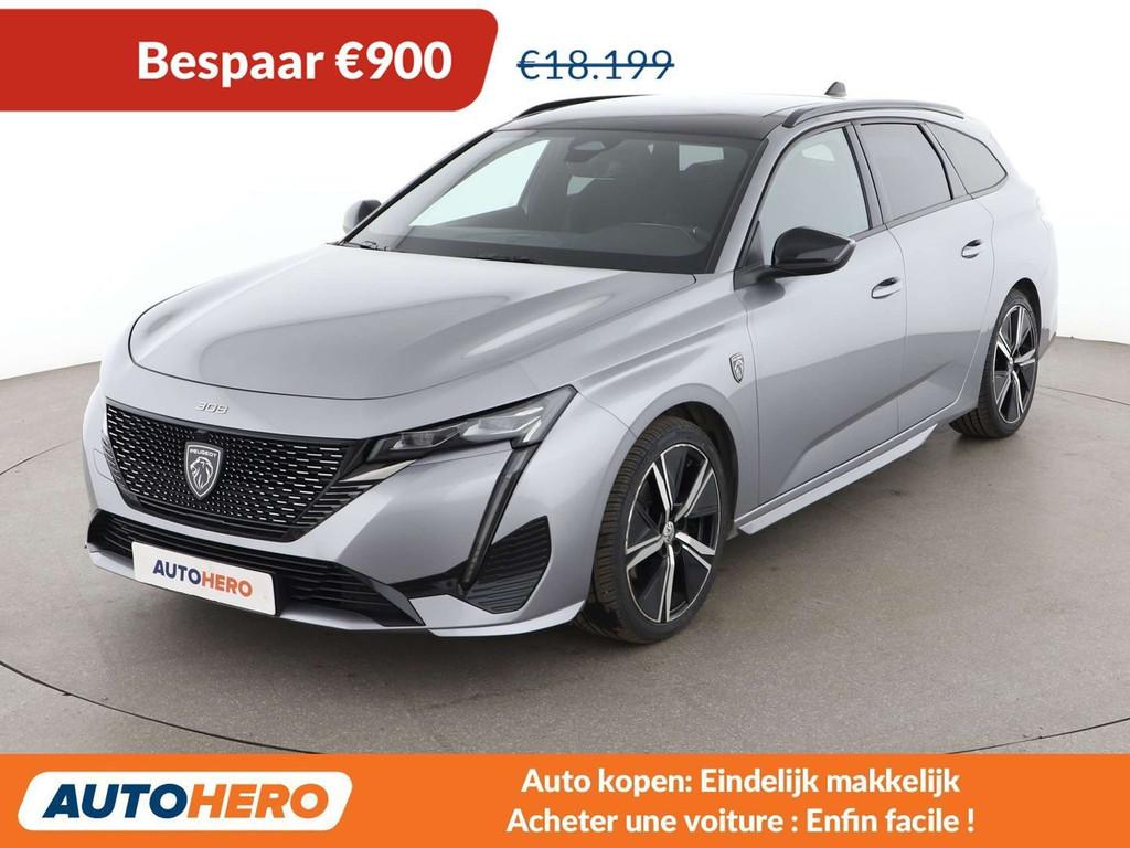 Peugeot 308 1.2 PureTech GT (bj 2022, automaat), Auto's, Peugeot, Gebruikt, Alcantara, USB, 96 kW
