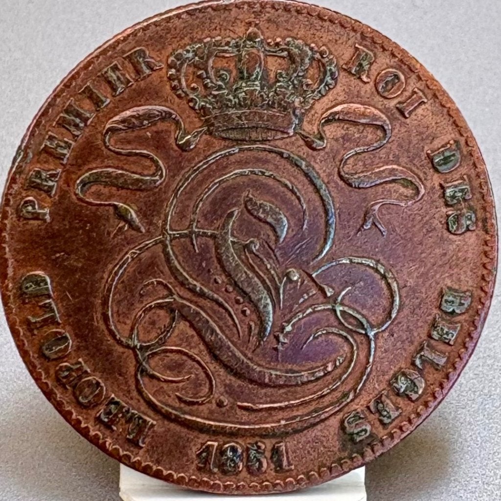 5 Centimes - Belgische Leeuw - Leopold I - 1851, Ophalen of Verzenden, Overig, Losse munt