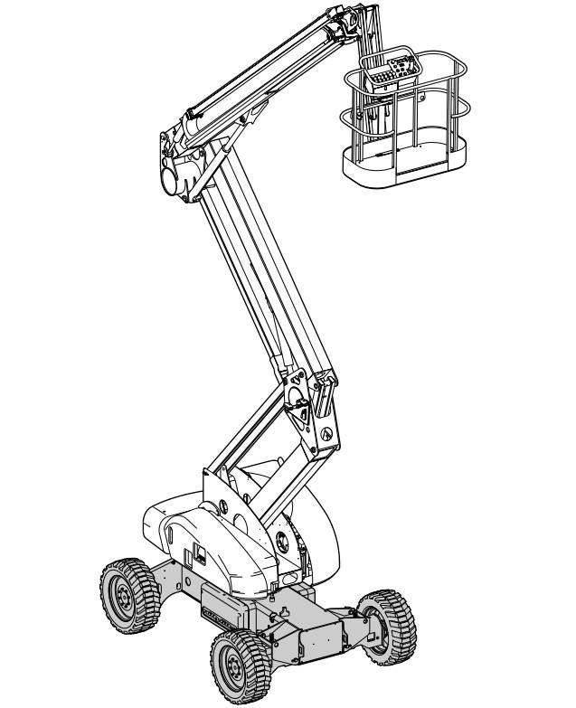Niftylift HR21D sloper different parts, Articles professionnels, Machines & Construction | Ascenseurs, Échafaudages & Échelles