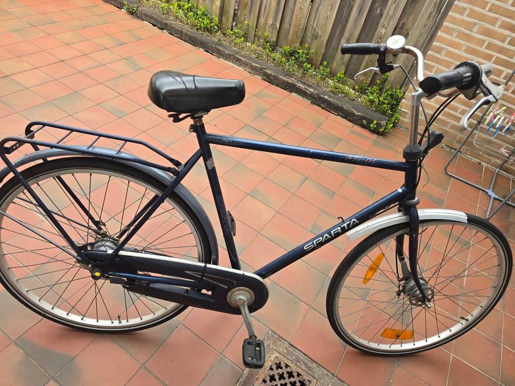Grote  Fiets voor Mannen, Ophalen