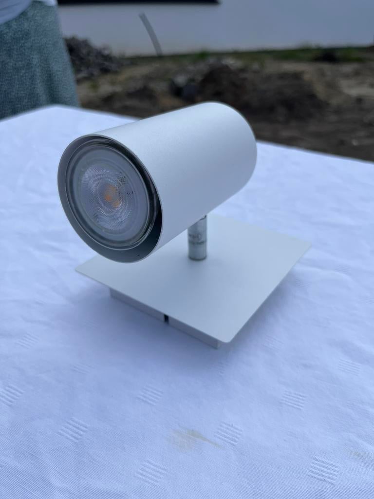 Richtbare spots, Huis en Inrichting, Lampen | Spots, Ophalen, Gebruikt, Metaal of Aluminium, Led
