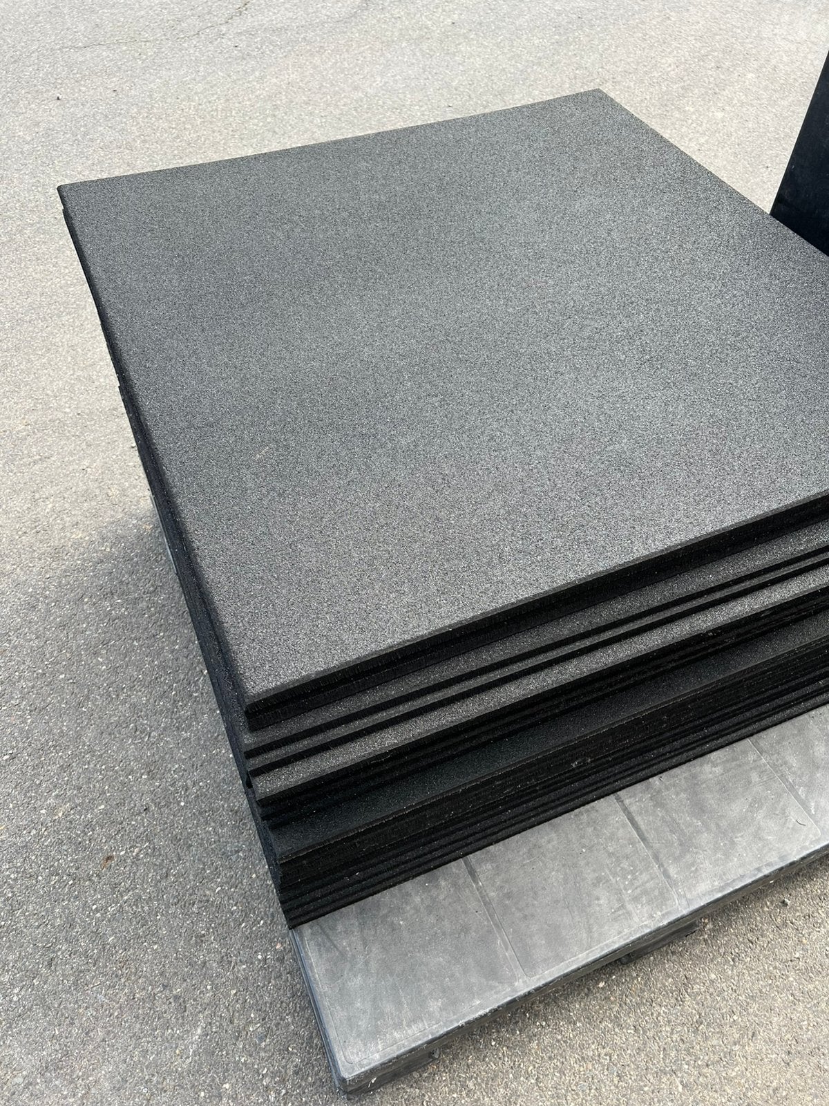 Tapis de fitness en caoutchouc/carreaux de sol professionnel, Sports & Fitness, Enlèvement, Comme neuf
