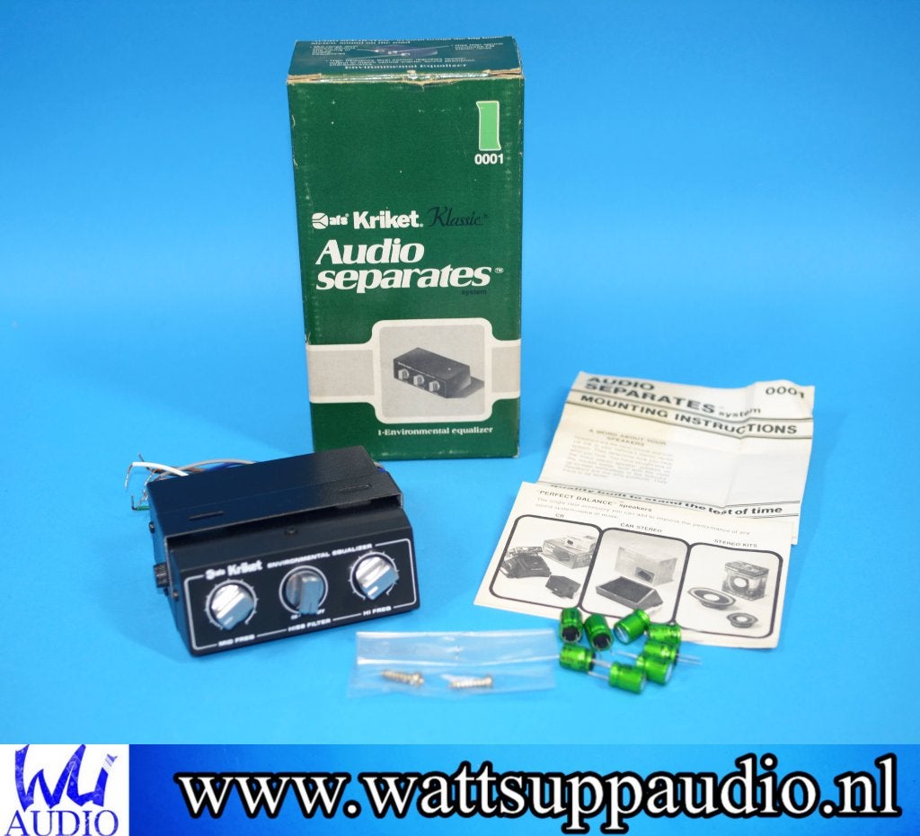 AFS / Kriket 0001 Environmental Equalizer / Vintage, Ophalen of Verzenden, Nieuw