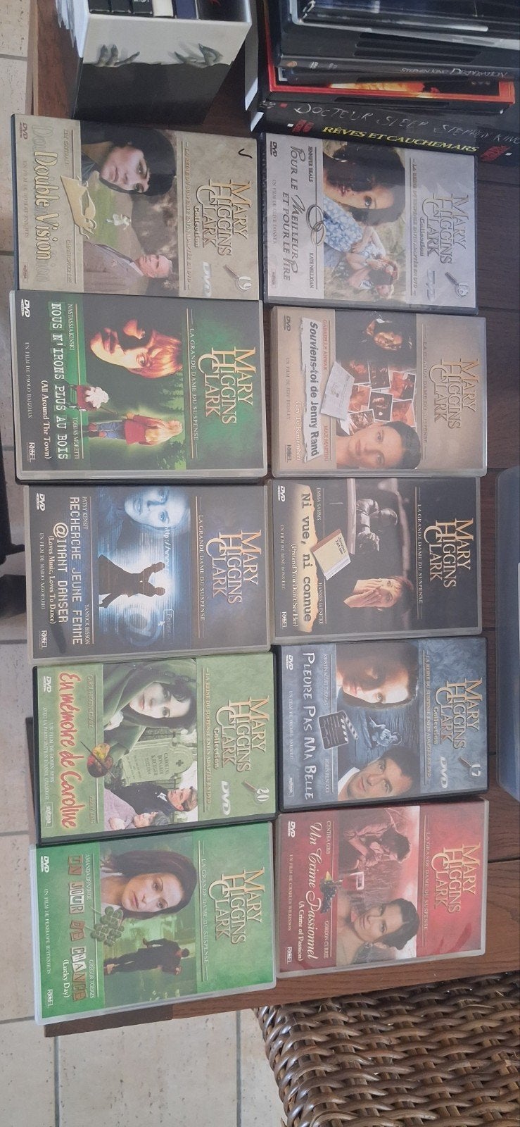 lot de 10 dvd de Mary Higgins Clark, CD & DVD, DVD | Aventure, Enlèvement ou Envoi
