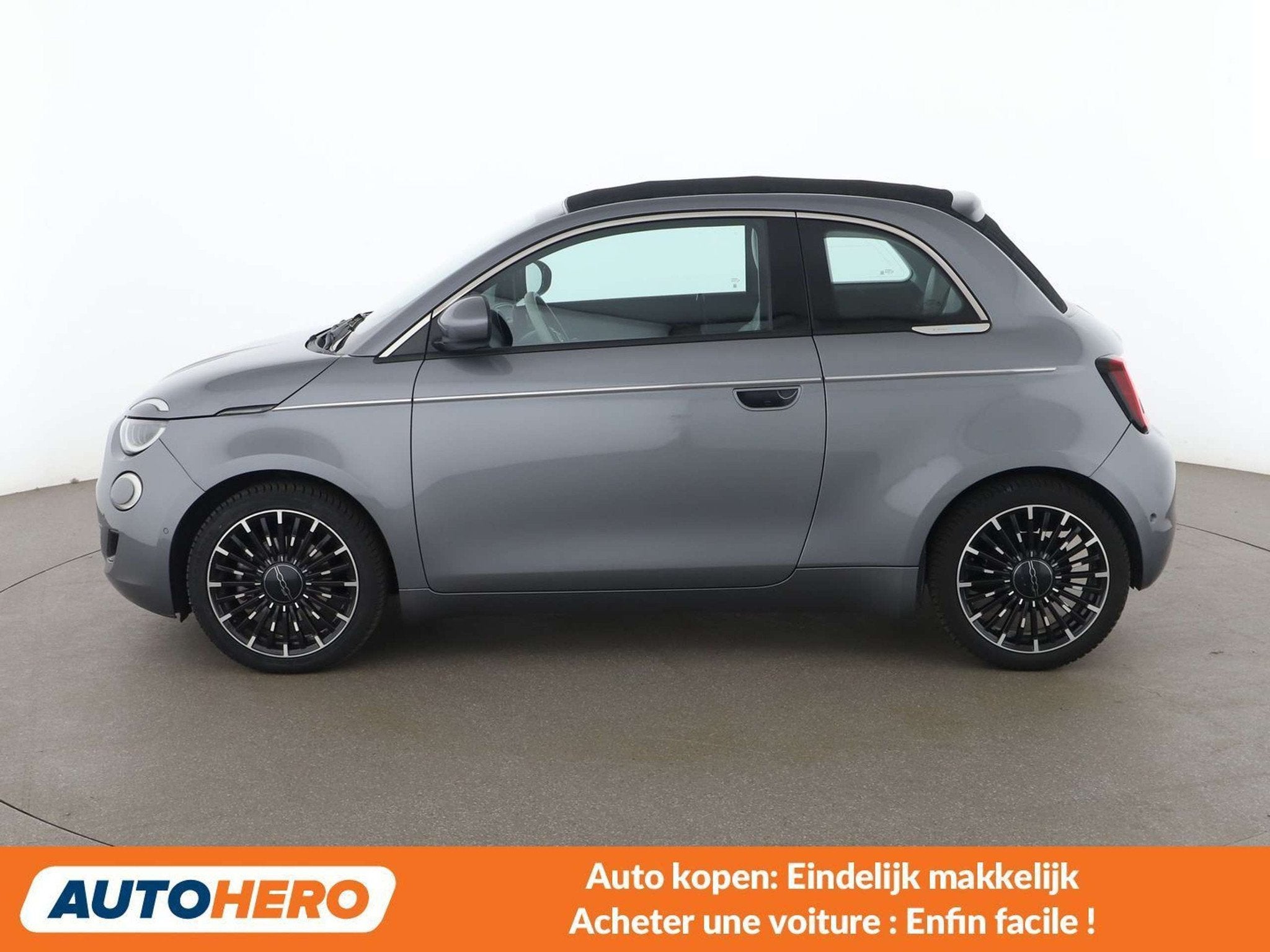 Fiat 500E electric drive 87 kW 'la Prima' (automatique), Autos, Cuir, Argent ou Gris, Achat, 87 kW