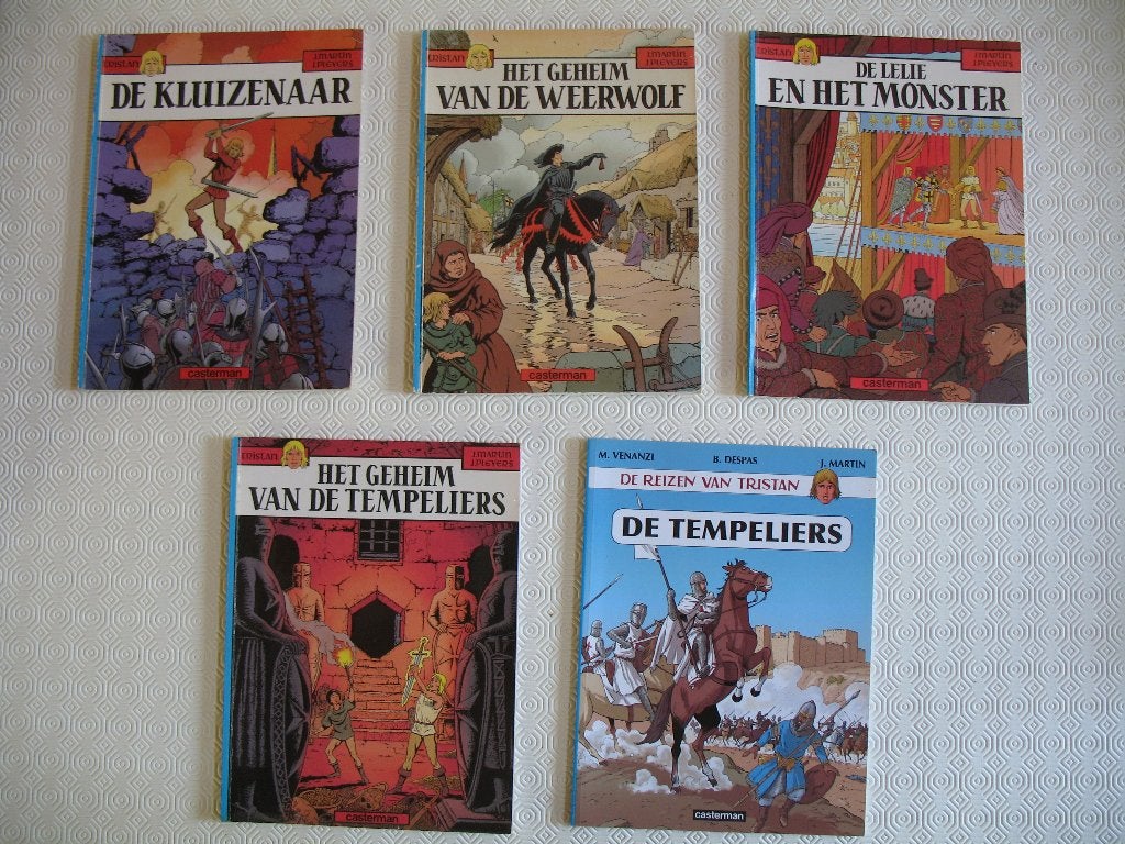Tristan,  5 x 1ste druk, J. Martin – J. Pleyers, Meerdere stripboeken, Ophalen of Verzenden, Zo goed als nieuw