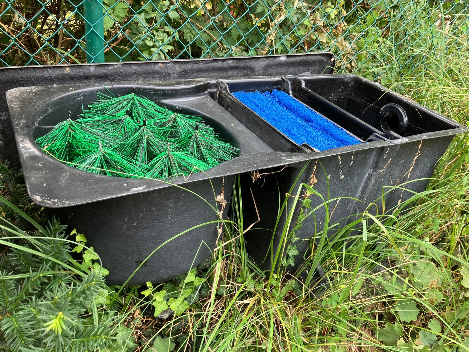 Filterbak, Ophalen, Gebruikt, Vijverfilter