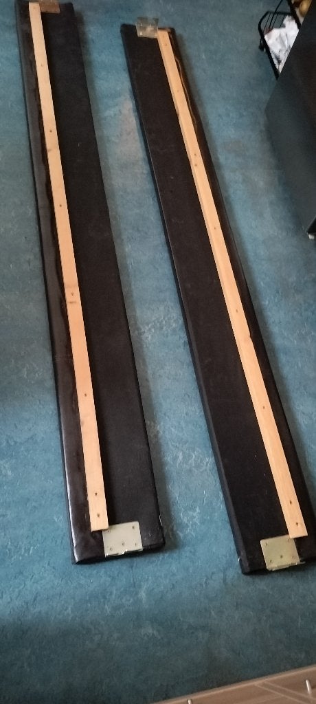 Cadre lit gratuit, Queen size, Comme neuf, Enlèvement, 200 cm