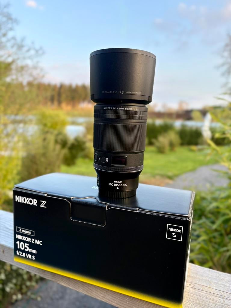 Nikkor Z MC 105mm f2.8 VR S, TV, Hi-fi & Vidéo, Photo | Lentilles & Objectifs, Comme neuf, Enlèvement