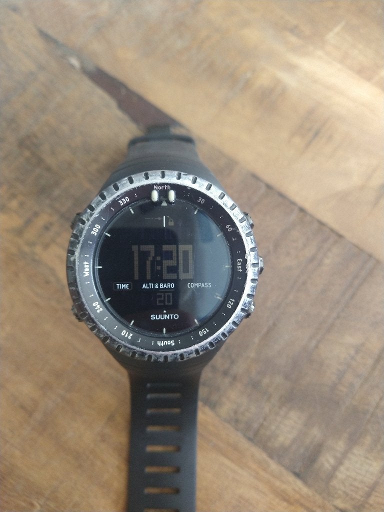 Suunto core black, Gebruikt, Zwart, Ophalen of Verzenden, Suunto