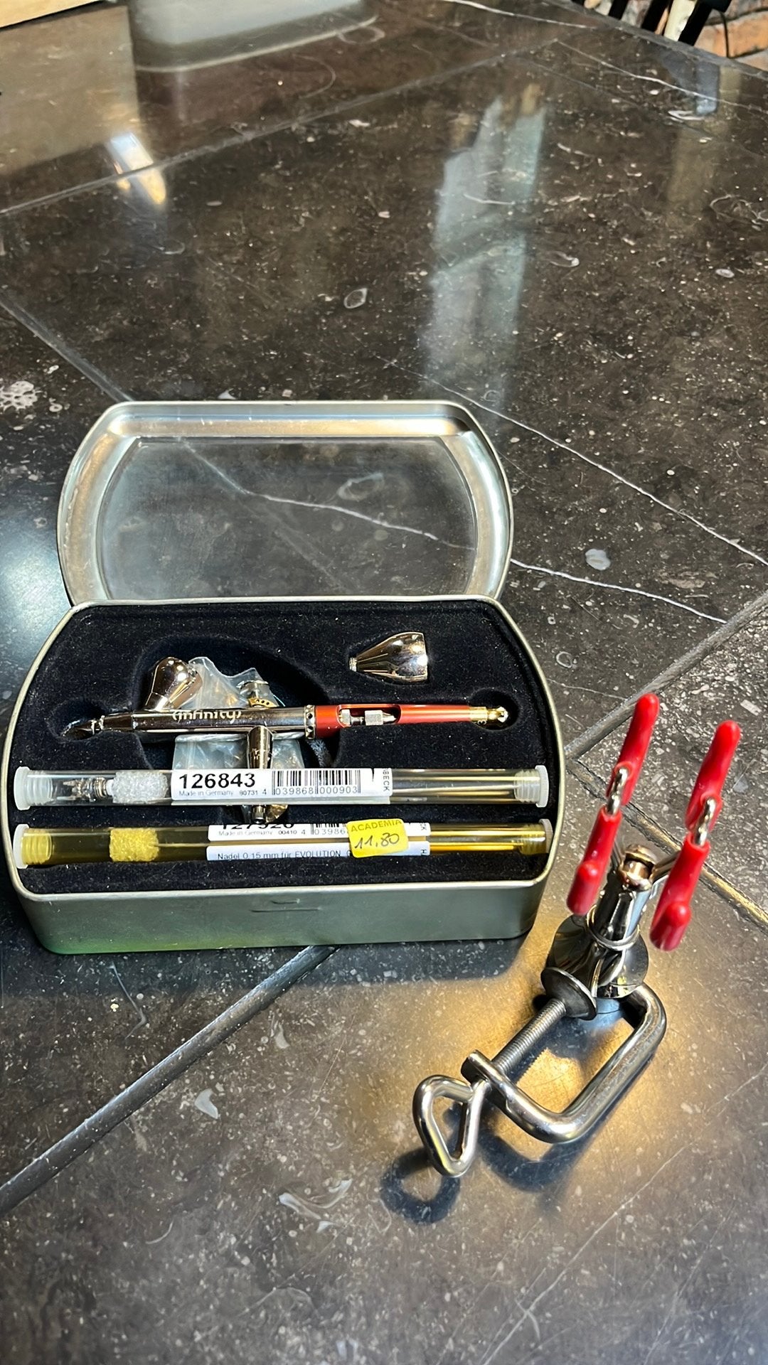 Alle airbrush benodigdheden, Ophalen, Zo goed als nieuw, Airbrush en Accessoires