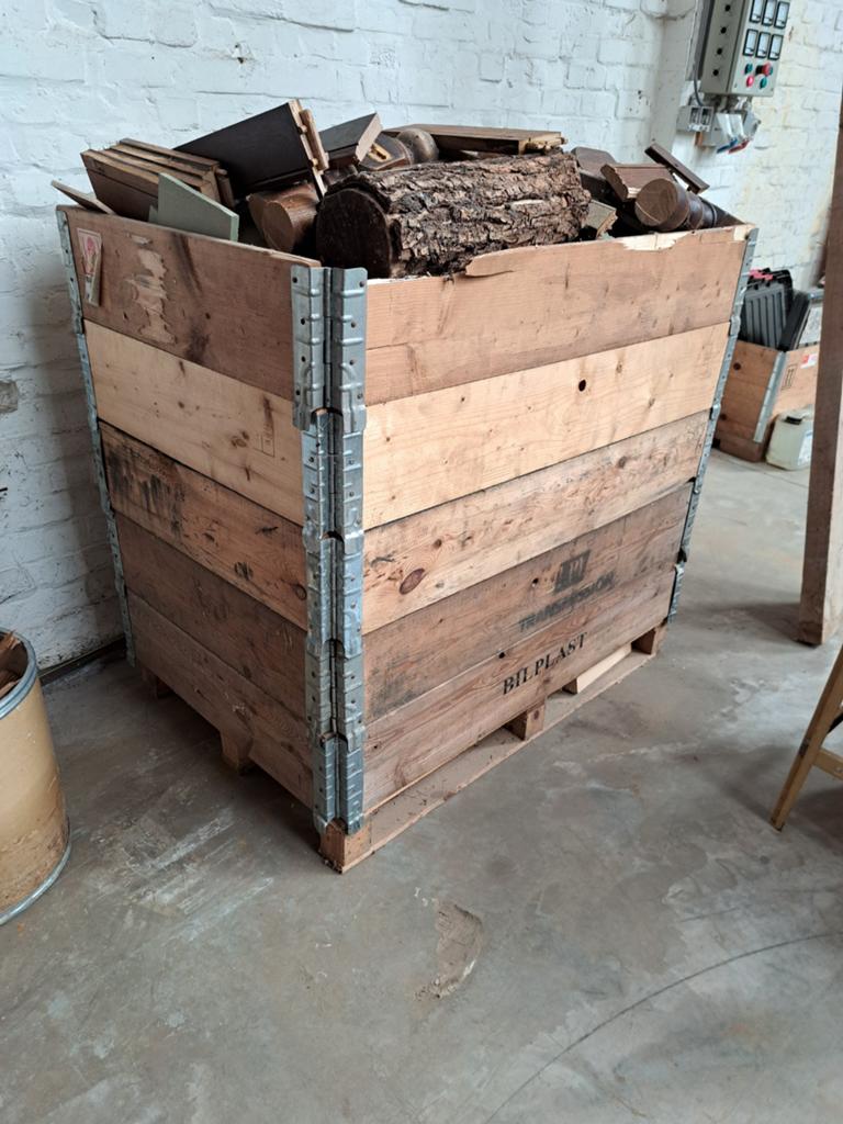 Houten randpanelen voor paletten te maken, Enlèvement