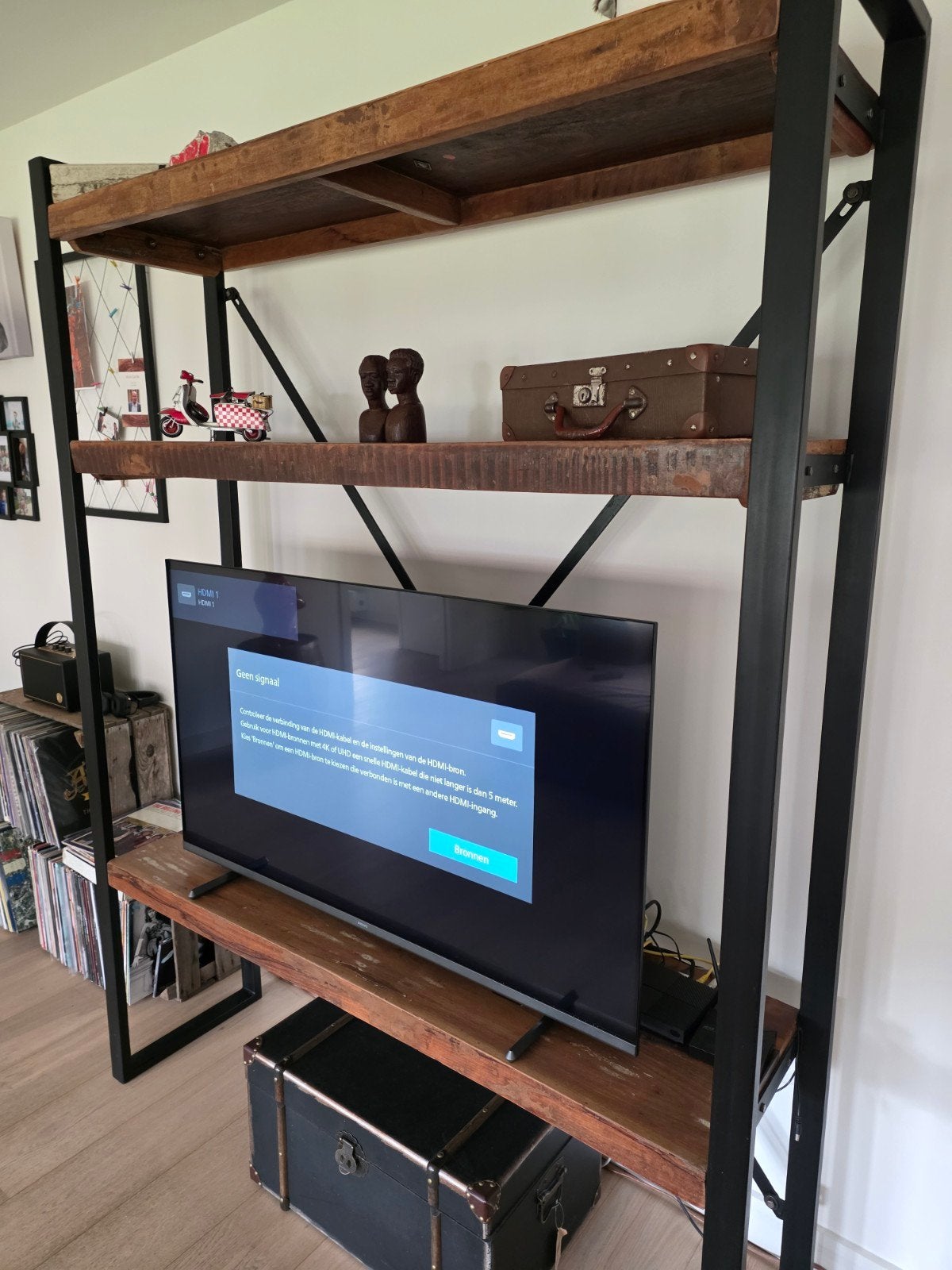 tv meubel, Ophalen