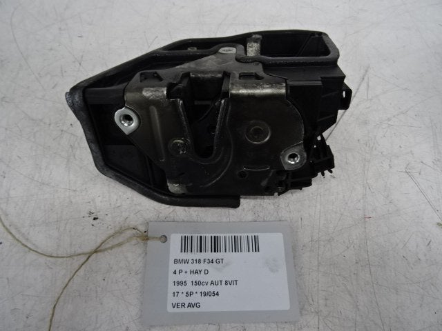 SERRURE DE PORTE AVANT GAUCHE 3 serie Gran Turismo (F34), Utilisé, Avant, BMW