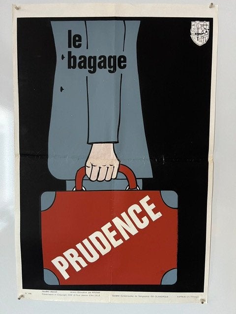 Affiche de sécurité industrielle. évitez de laisser traîner, Enlèvement
