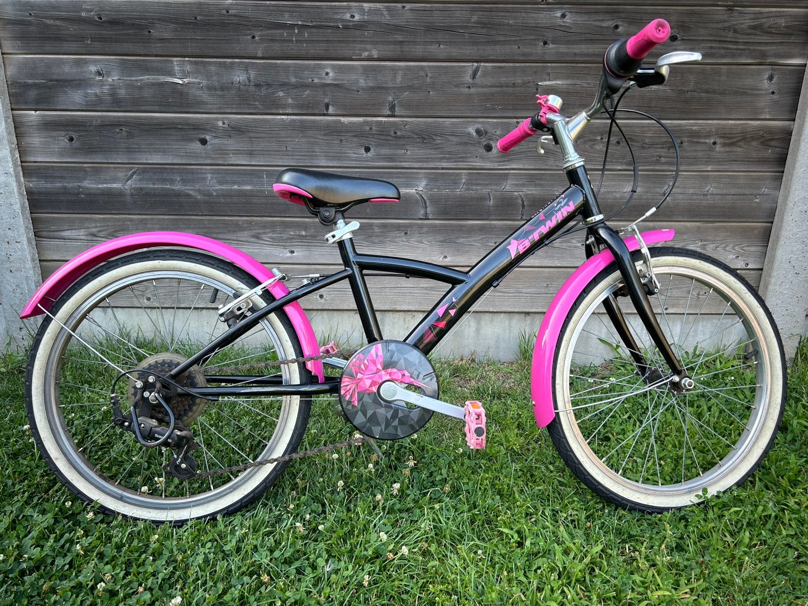 Meisjesfiets Btwin 20 inch, Fietsen en Brommers, Ophalen, Gebruikt