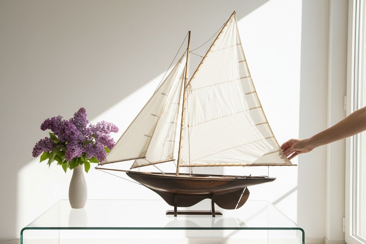 Grande maquette de navire XXL. Modèle vintage des années 70, Enlèvement ou Envoi