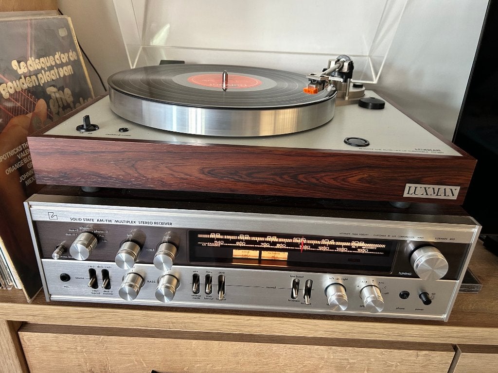 LUXMAN set R800 en PD290, Zo goed als nieuw, Ophalen, Overige merken, Minder dan 60 watt
