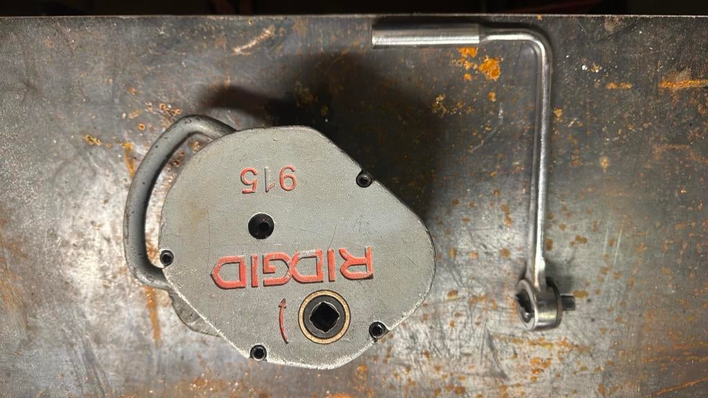 Handkragen roller Ridgid, Ophalen, Gebruikt