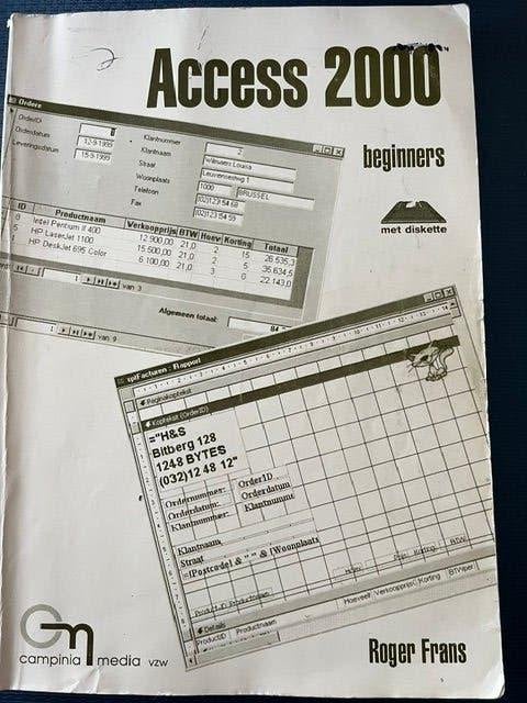 Leerboek: Access 2000, Ophalen of Verzenden, Gelezen, Niet van toepassing, Roger Frans