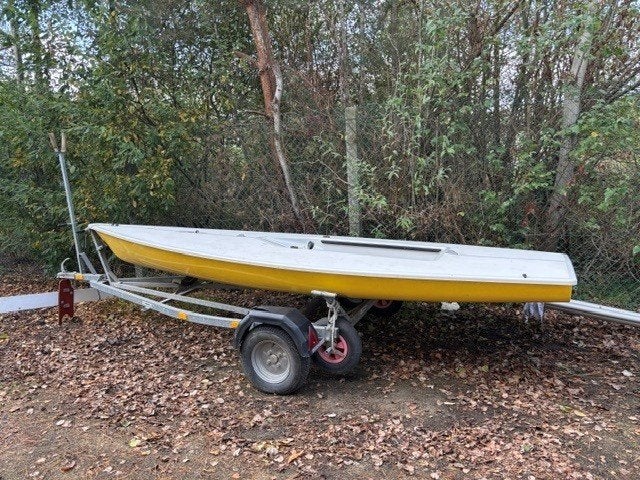 Laser zeilboot compleet in goede staat met trailer, Ophalen, Laser, Gebruikt, Laser