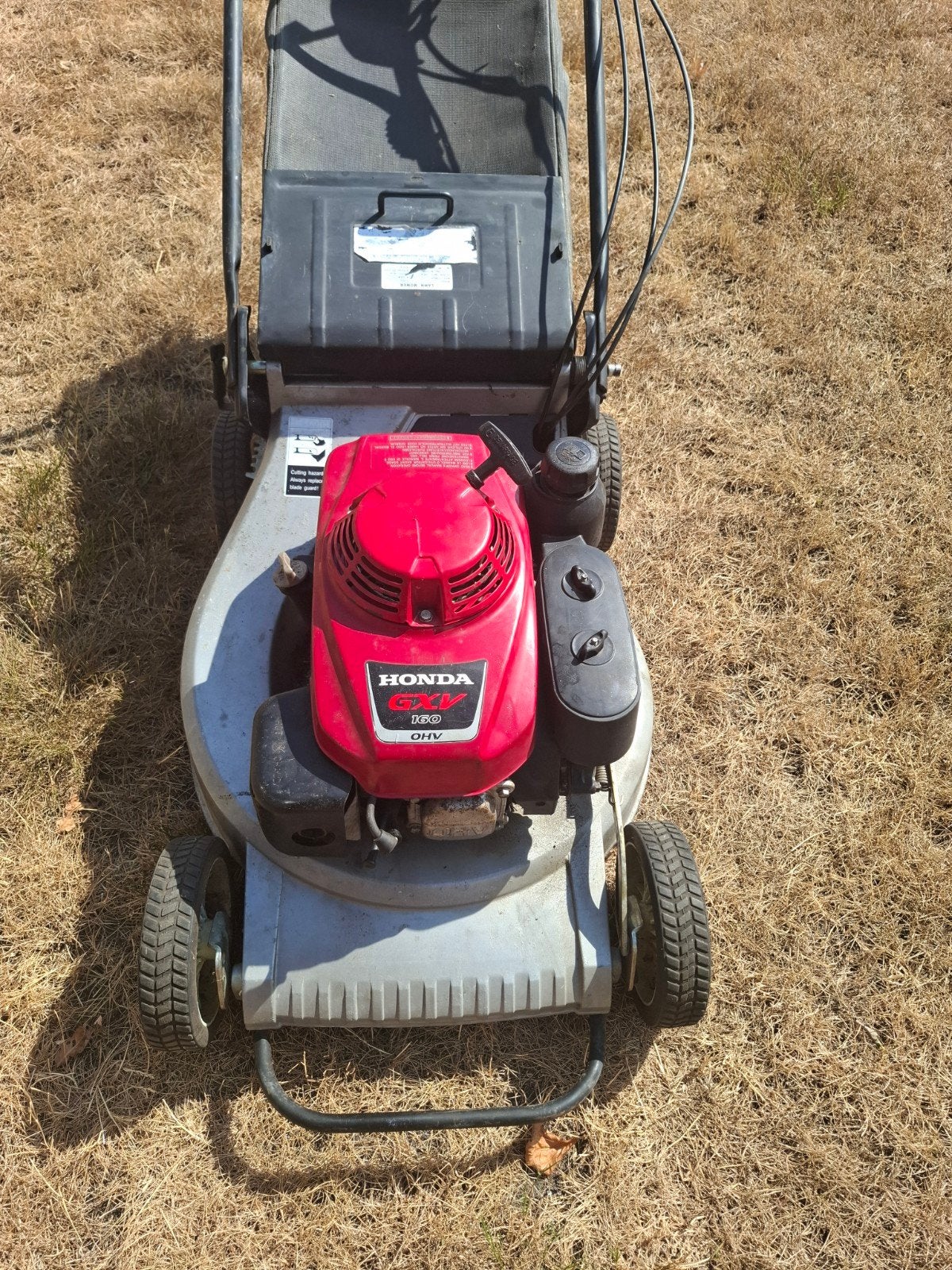 grasmaaier honda hr216 zelftrekker, Tuin en Terras, Ophalen, Cirkelmaaier, Honda athos., Zo goed als nieuw