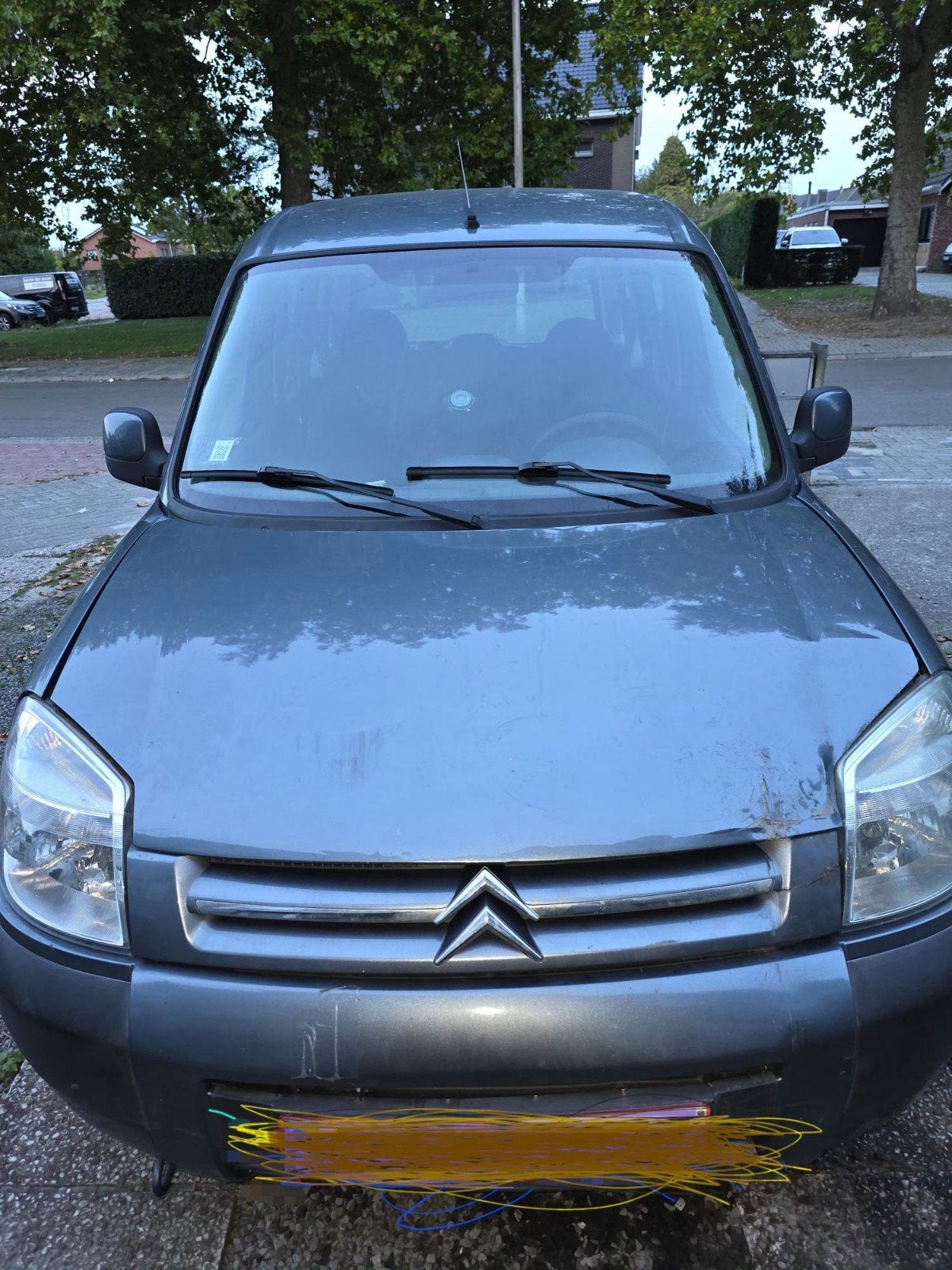 Citroën berlingo  1.4 benzine LPG   bj2008 km 187.000, Auto's, Citroën, 4 cilinders, Blauw, Berlingo, 5 deurs