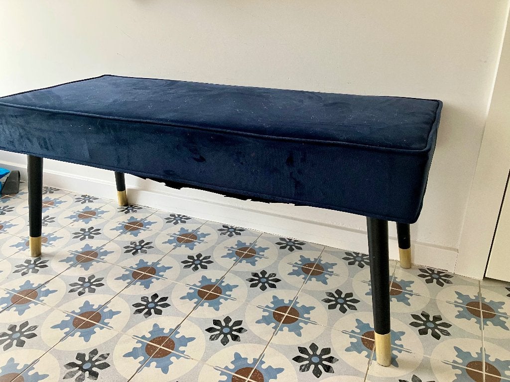 Zitbankje, Huis en Inrichting, Zetels | Zetels en Chaises Longues, Ophalen, Hout, Gebruikt, Minder dan 75 cm