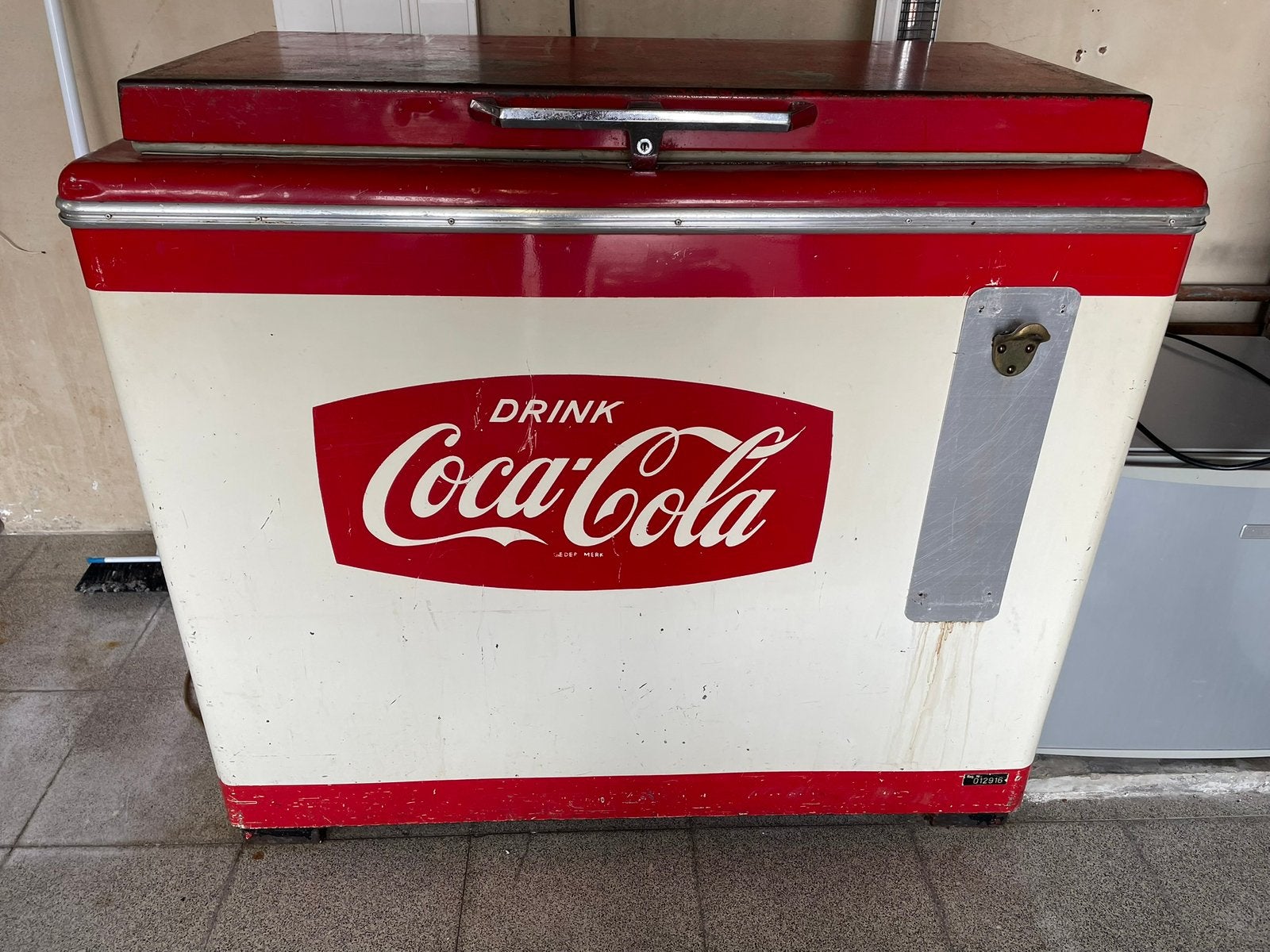 Vintage Coca-Cola koelkist – 1963 – Originele staat, Enlèvement, Utilisé